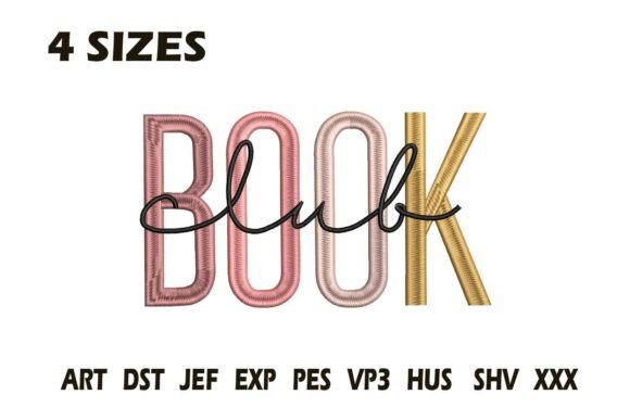 Book Club Embroidery Design: A Boutique Review