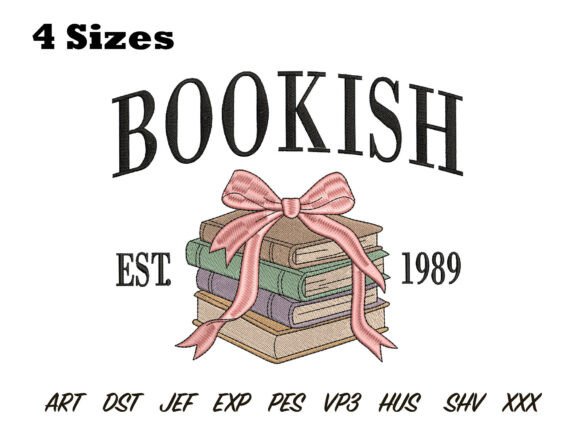 Bookish Bow Stack Embroidery: A Seasonal Design Review