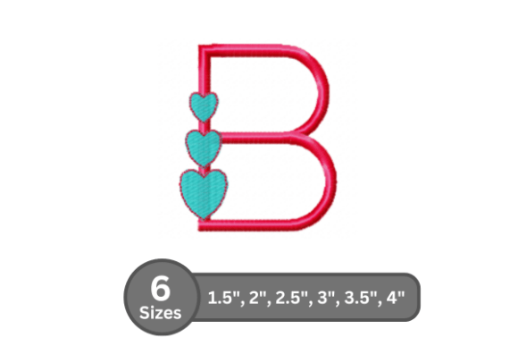 Candy Heart Alphabet- B: Sweatshirt Design Review