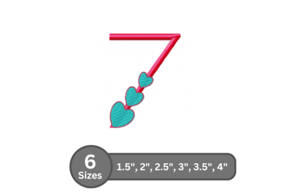 Candy Heart Number -7: Embroidery Design Review