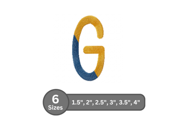 Chalk Split Alphabet - G: Embroidery Review