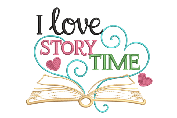 I Love Story Time: A Seasonal Embroidery Design Review