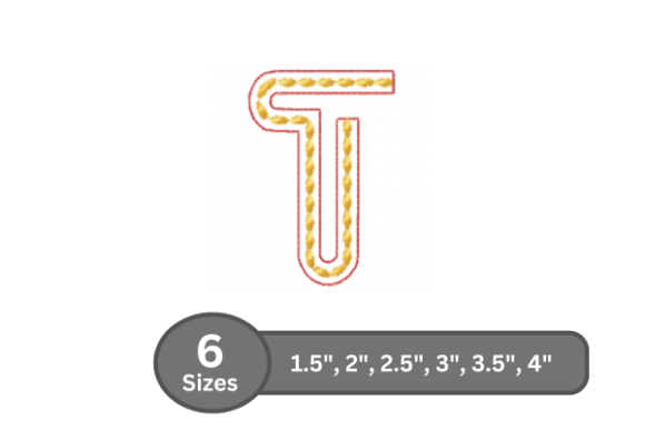 Rope Twist Alphabet - T: Boutique Sweatshirt Review