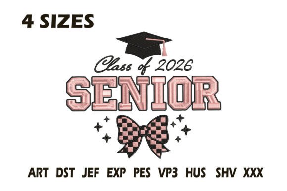 Senior Class of 2026 Checkered Bow Design Review