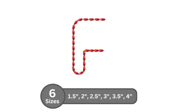 Soft Cord Alphabet -F: A Seasonal Embroidery Review