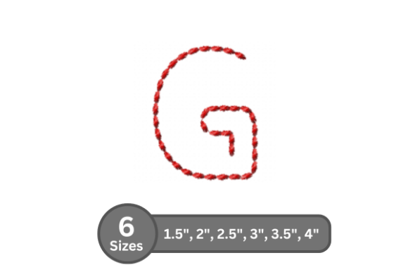 Soft Cord Alphabet -G: A Holiday Embroidery Review