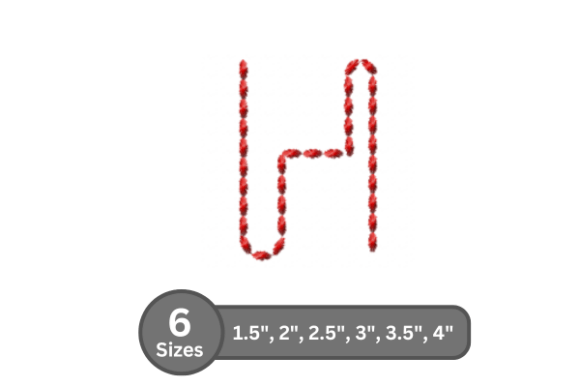 Soft Cord Alphabet -H: A Holiday Embroidery Review