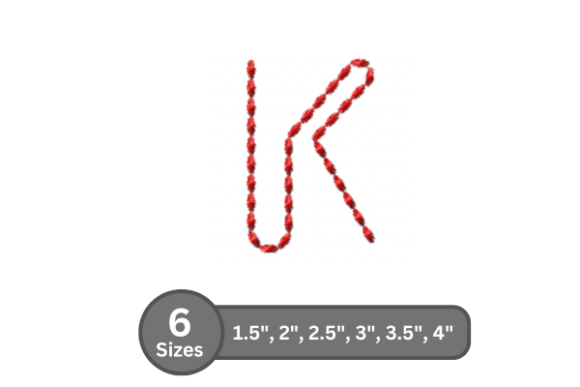Soft Cord Alphabet -K: A Designer’s Stitch Review