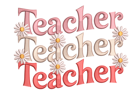 Teacher Daisy Lettering: A Boutique Sweatshirt Review