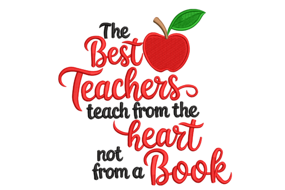 The Best Teachers: An Embroidery Design Review